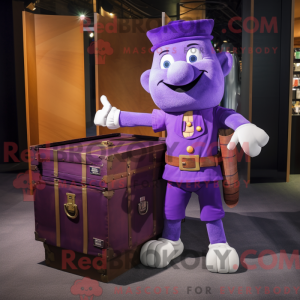 Postava maskota Purple...