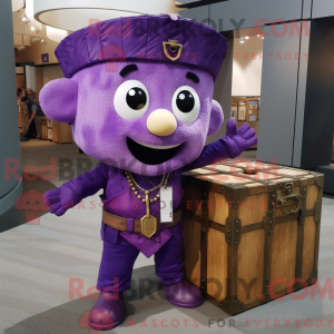 Postava maskota Purple...