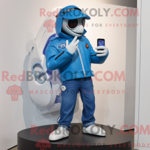 Disfraz de mascota de Blue...