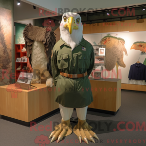 Olive Haasts Eagle maskot...