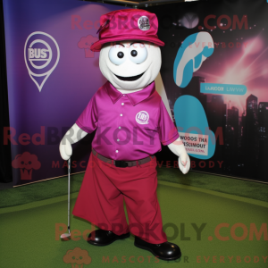 Magenta Golf Bag máscara de...
