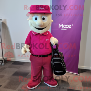Magenta Golf Bag máscara de...