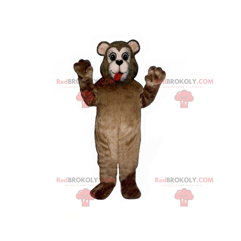 Malý maskot medvídka s velkýma očima - Redbrokoly.com Malý maskot medvídka s velkýma očima - Redbrokoly.com