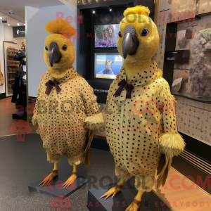Guld Perlehøns maskot...