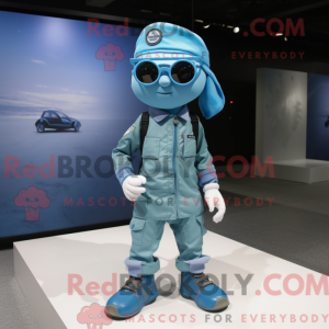 Maska Sky Blue Marine Recon...