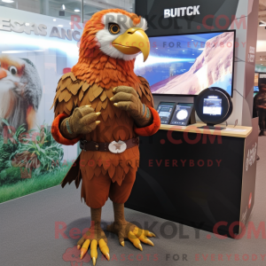 Rust Hawk-maskotdraktfigur...