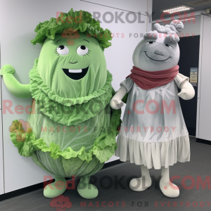 Graues Maskottchenkostüm...
