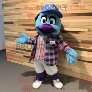 Disfraz de mascota Purple...
