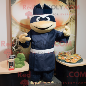Navy Sushi-maskotdraktfigur...