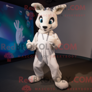 White Kangaroo mascot...