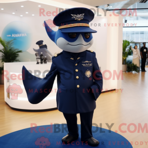 Costume mascotte de raie...