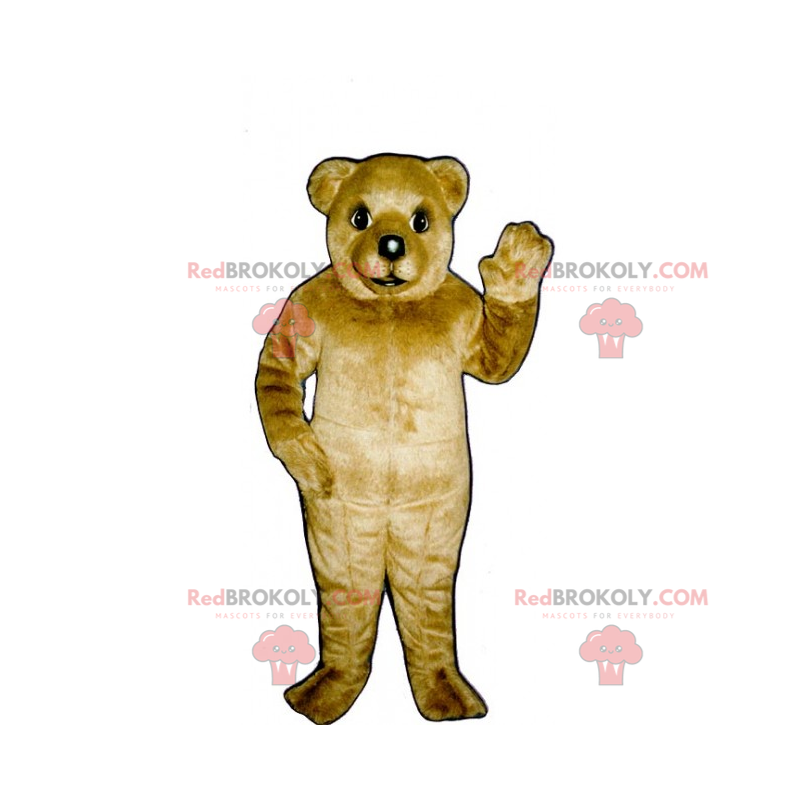 Mascotte de petit ourson marron - Redbrokoly.com