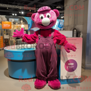 Magenta sjonglerer...