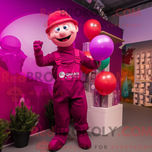 Postava maskota Magenta...