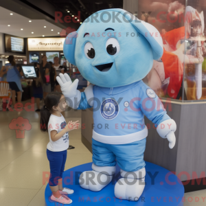 Disfraz de mascota Sky Blue...