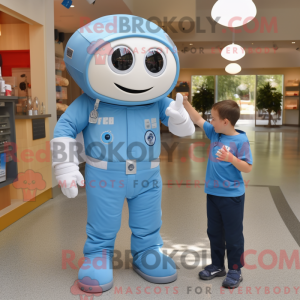 Disfraz de mascota Sky Blue...
