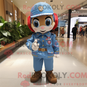 Air Force Soldier mascot...