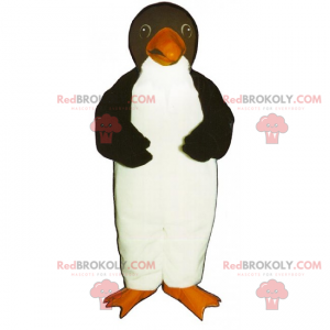 Mascotte de petit pingouin au bec orange - Redbrokoly.com