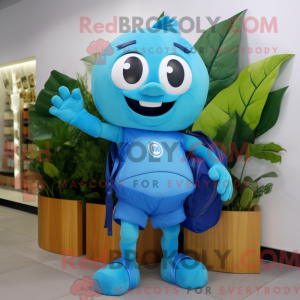 Postava maskota Sky Blue...