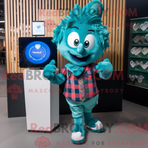 Postava maskota Teal Cupida...
