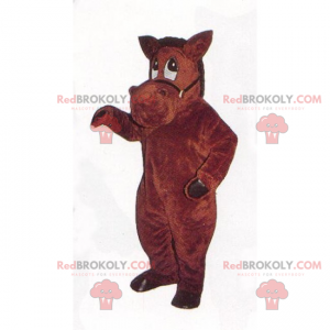 Mascotte de petit poney avec harnais - Redbrokoly.com
