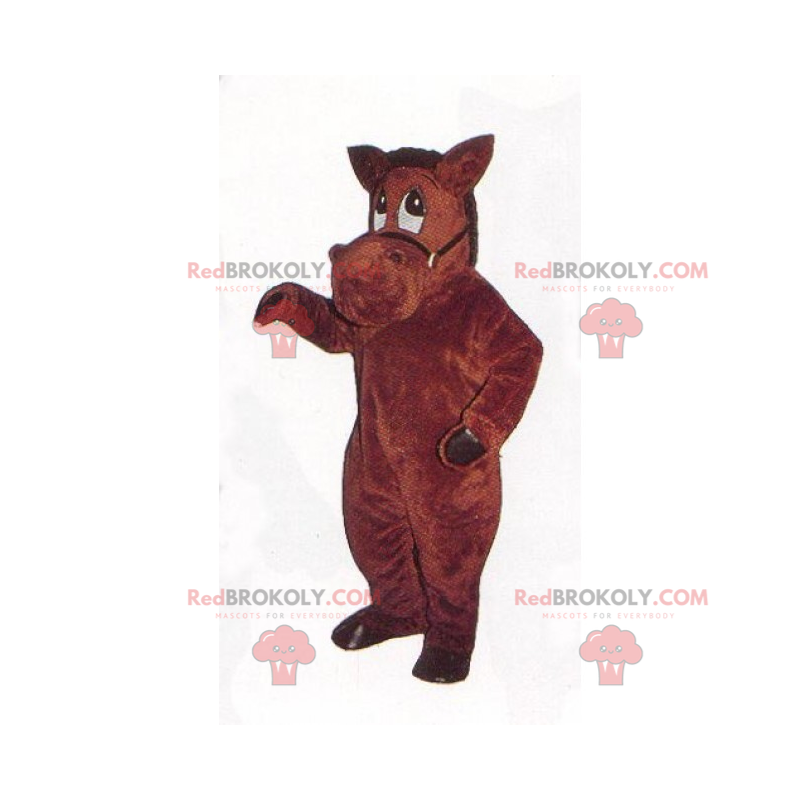 Liten ponnimaskot med sele - Redbrokoly.com