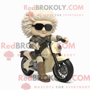 Cream Commando mascot...