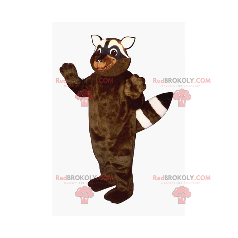 Little raccoon mascot - Redbrokoly.com