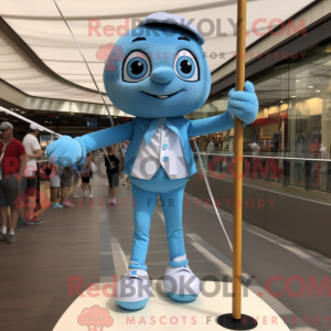 Sky Blue Tightrope Walker...