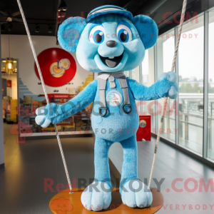 Postava maskota Sky Blue...