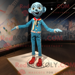 Postava maskota Sky Blue...
