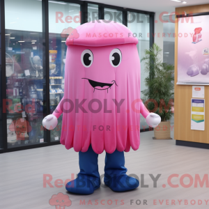 Pink Jellyfish maskot...