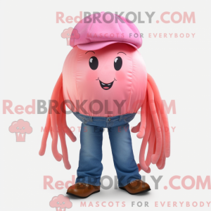 Maskottchenkostüm Rosa...