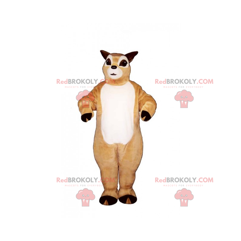 Mascotte piccola renna senza corna - Redbrokoly.com