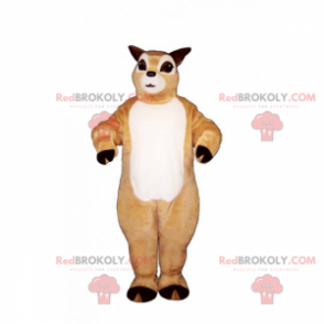 Mascote pequena rena sem chifres - Redbrokoly.com