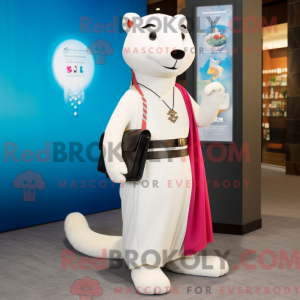 Hermelin maskot kostyme...