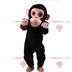 Liten ape maskot - Redbrokoly.com