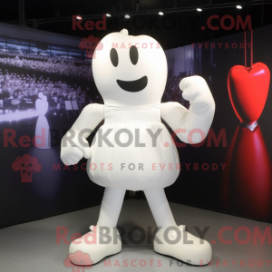 White Boxing Glove mascot...