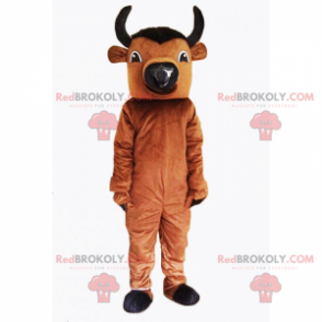 Kleine stier mascotte - Redbrokoly.com