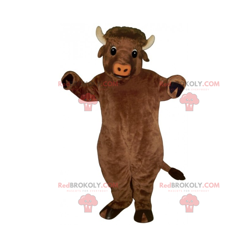 Kleine stier mascotte - Redbrokoly.com