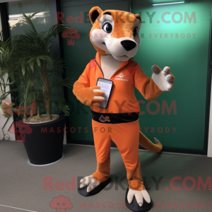 Orange Thylacosmilus mascot...