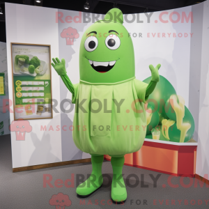Grøn Miso Soup maskot...