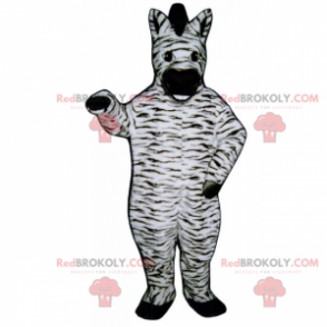 Mascote zebra pequeno - Redbrokoly.com