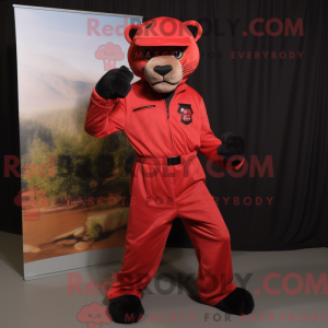 Postava maskota Red Panther...