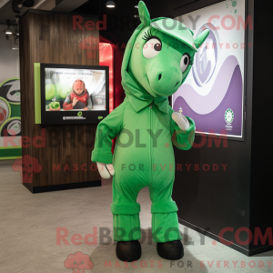 Green Mare maskot kostume...