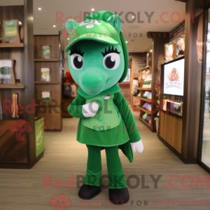 Green Mare maskot kostume...