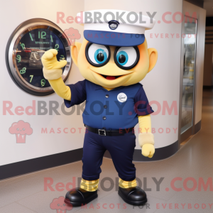 Disfraz de mascota de reloj...
