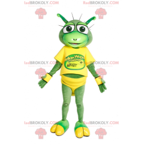 Little frog mascot with big eyes - Redbrokoly.com