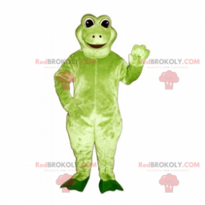 Kleines lächelndes Froschmaskottchen - Redbrokoly.com