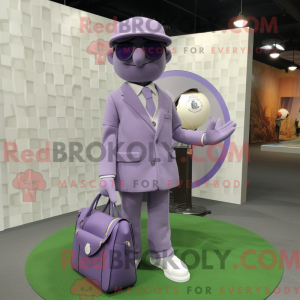 Lavender Golf Bag mascot...